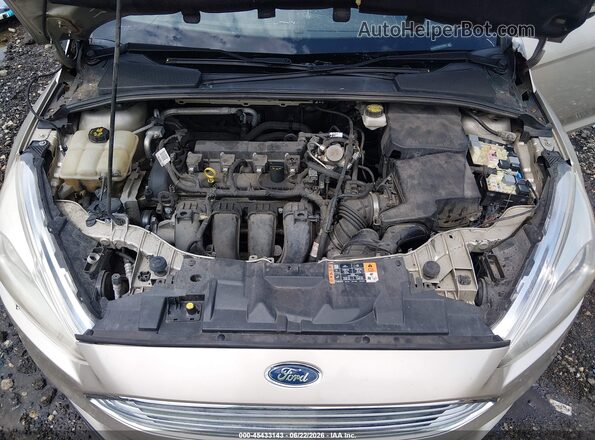 1FADP3F28HL339645 2017 FORD FOCUS Gold Вид ззаду