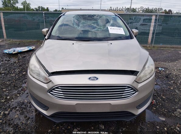 1FADP3F28HL339645 2017 FORD FOCUS Gold Вид щитка приладів