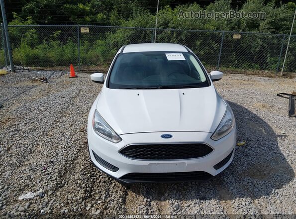 1FADP3F28JL287889 2018 FORD FOCUS White Widok zestawu wskaźników