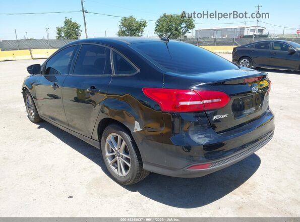 1FADP3F28JL316453 2018 FORD FOCUS Black Հետևի ձախ