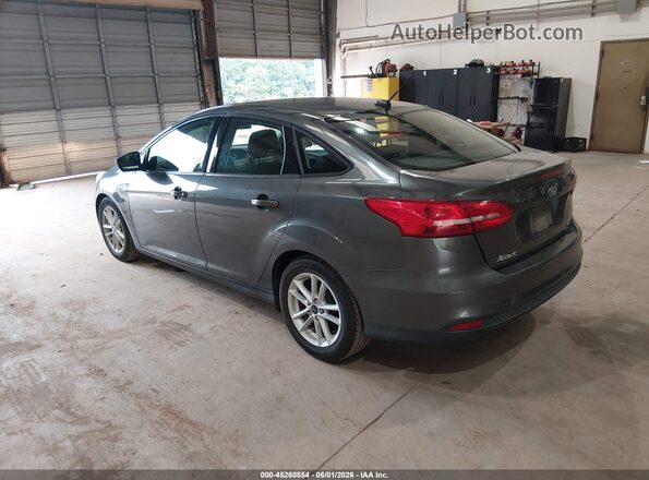 1FADP3F28JL328280 2018 FORD FOCUS Gray Trasero izquierdo