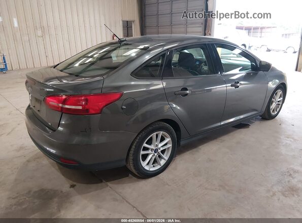 1FADP3F28JL328280 2018 FORD FOCUS Gray Trasero derecho