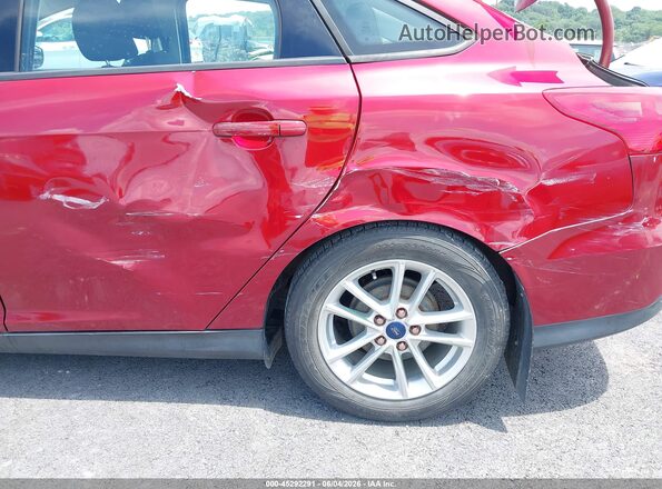1FADP3F29GL229637 2016 FORD FOCUS Red Front view