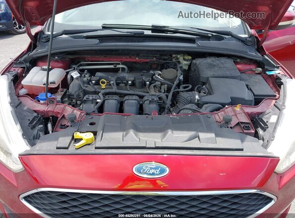 1FADP3F29GL229637 2016 FORD FOCUS Red Rear view