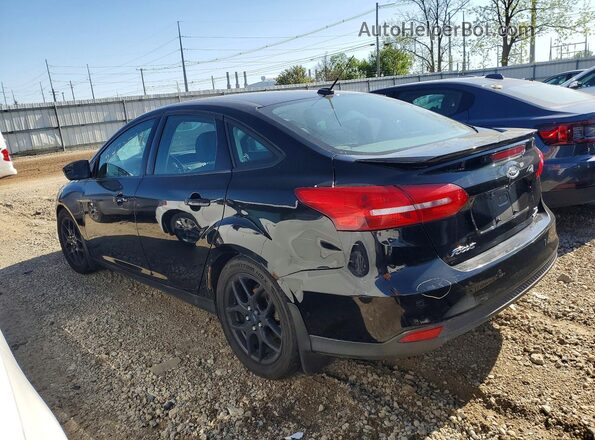 1FADP3F29GL239777 2016 FORD FOCUS Черный Задняя левая четверть