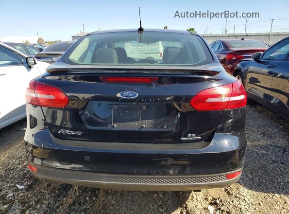 1FADP3F29GL239777 2016 FORD FOCUS Черный Вид сзади