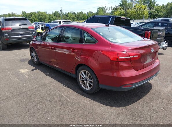 1FADP3F29GL249712 2016 FORD FOCUS Красный 
