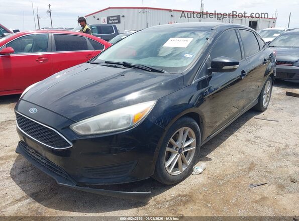 1FADP3F29GL263724 2016 FORD FOCUS Black წინა მარცხენა ხედი სამი მეოთხედიდან