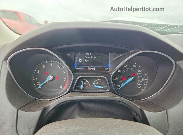 1FADP3F29GL273881 2016 FORD FOCUS White Widok zestawu wskaźników