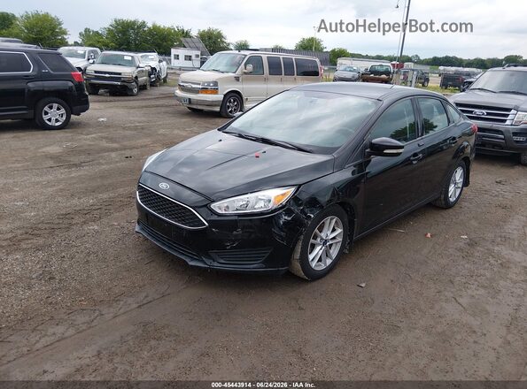 1FADP3F29GL280586 2016 FORD FOCUS Black Vista tres cuartos delantera izquierda