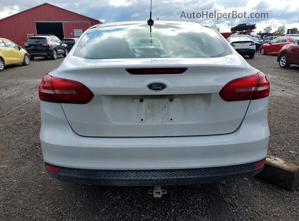 1FADP3F29GL316485 2016 FORD FOCUS White Rear view