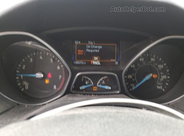 1FADP3F29GL319564 2016 FORD FOCUS Silver Вид щитка приладів