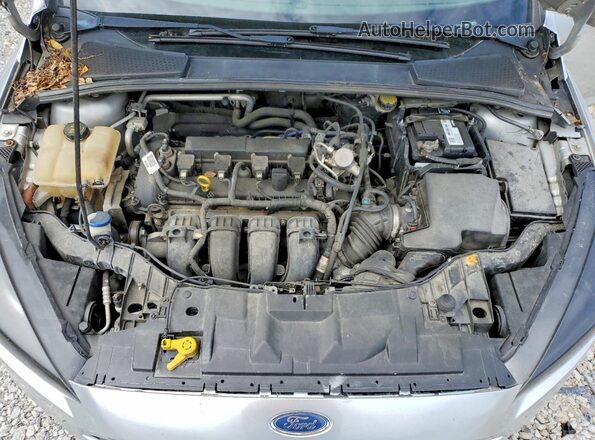 1FADP3F29GL330757 2016 FORD FOCUS Silver Vista interior trasera