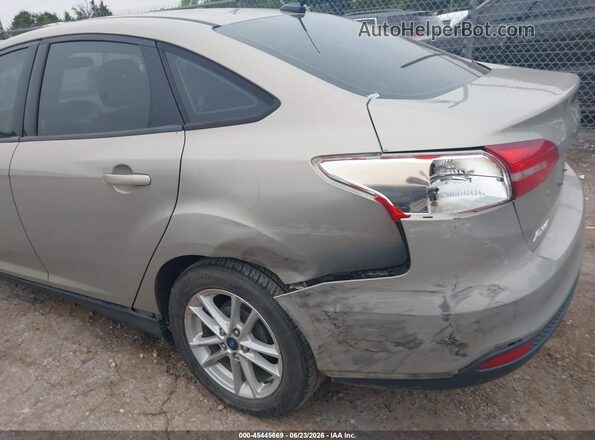1FADP3F29GL352869 2016 FORD FOCUS Бежевый Вид спереди