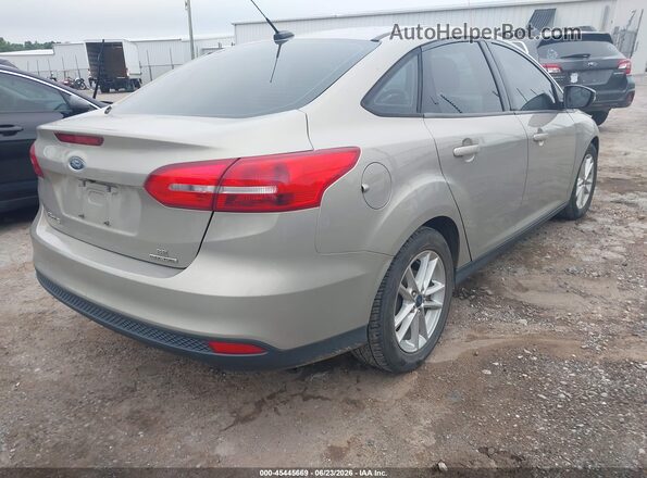 1FADP3F29GL352869 2016 FORD FOCUS Бежевый Задняя правая четверть