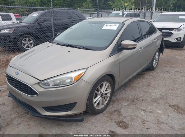 1FADP3F29GL352869 2016 FORD FOCUS Бежевый Передняя левая четверть