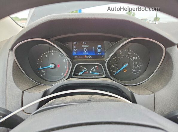 1FADP3F29GL363998 2016 FORD FOCUS Black Widok zestawu wskaźników
