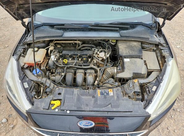 1FADP3F29GL363998 2016 FORD FOCUS Black Widok wnętrza z tyłu