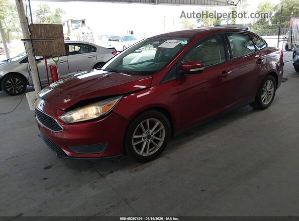 1FADP3F29GL378064 2016 FORD FOCUS Burgundy Առջևի ձախ երեք քառորդ տեսարան