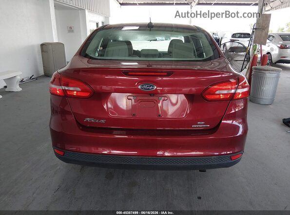 1FADP3F29GL378064 2016 FORD FOCUS Burgundy 
