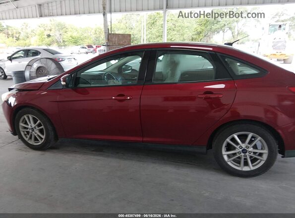 1FADP3F29GL378064 2016 FORD FOCUS Burgundy 