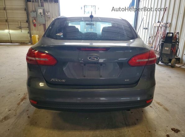 1FADP3F29HL303527 2017 FORD FOCUS Gray Вид ззаду