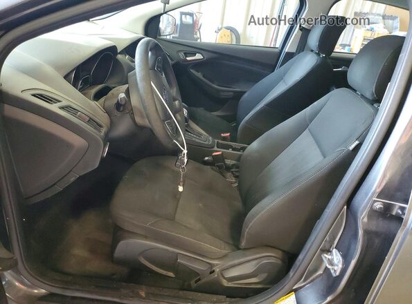 1FADP3F29HL303527 2017 FORD FOCUS Gray Вид салону спереду