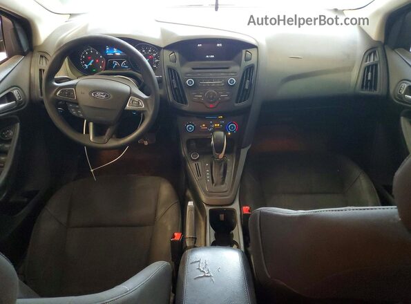 1FADP3F29HL303527 2017 FORD FOCUS Gray Вид панелі приладів