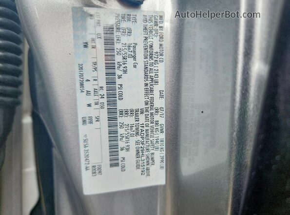 1FADP3F29HL315192 2017 FORD FOCUS Silver 