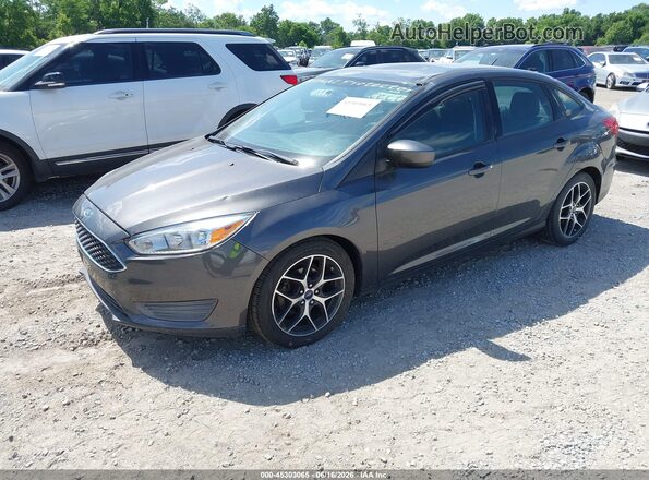 1FADP3F29JL276688 2018 FORD FOCUS Gray Передня ліва чверть