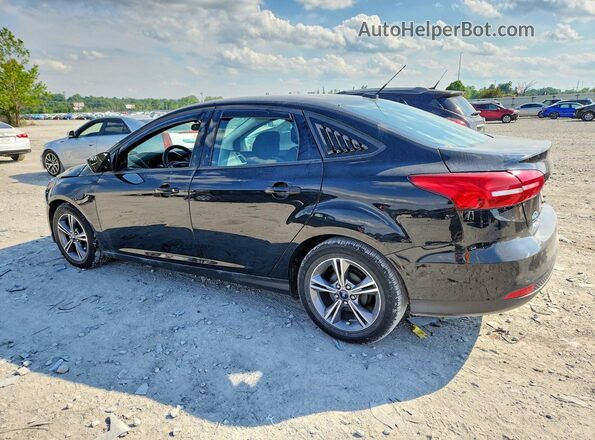 1FADP3F29JL320365 2018 FORD FOCUS Black Tył lewy