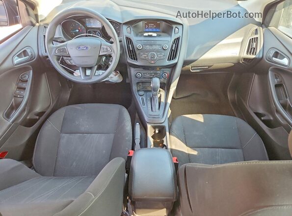 1FADP3F29JL320365 2018 FORD FOCUS Black Widok deski rozdzielczej