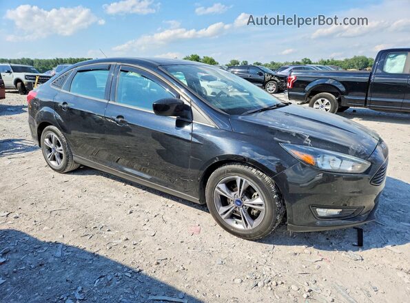 1FADP3F29JL320365 2018 FORD FOCUS Black Przód prawy