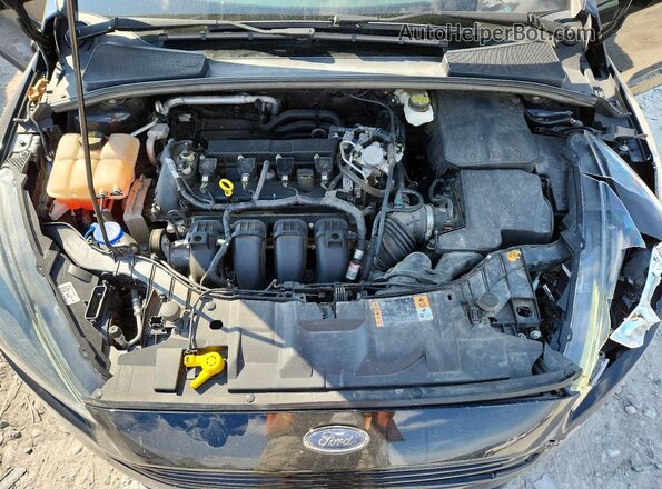 1FADP3F29JL320365 2018 FORD FOCUS Black Widok wnętrza z tyłu