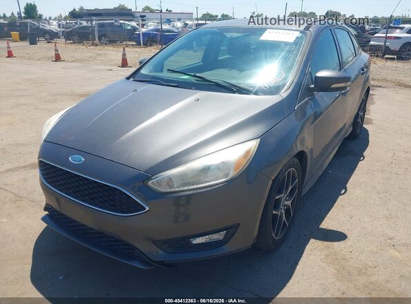 1FADP3F2XGL203550 2016 FORD FOCUS Gray Առջևի ձախ երեք քառորդ տեսարան