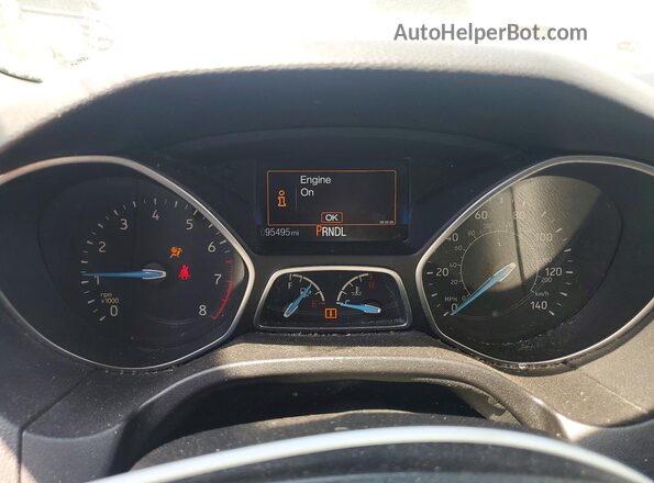 1FADP3F2XGL237309 2016 FORD FOCUS Gray Instrument cluster view