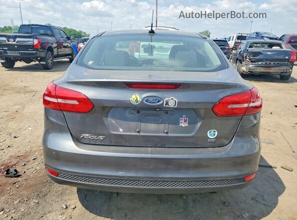 1FADP3F2XGL237309 2016 FORD FOCUS Gray Rear view