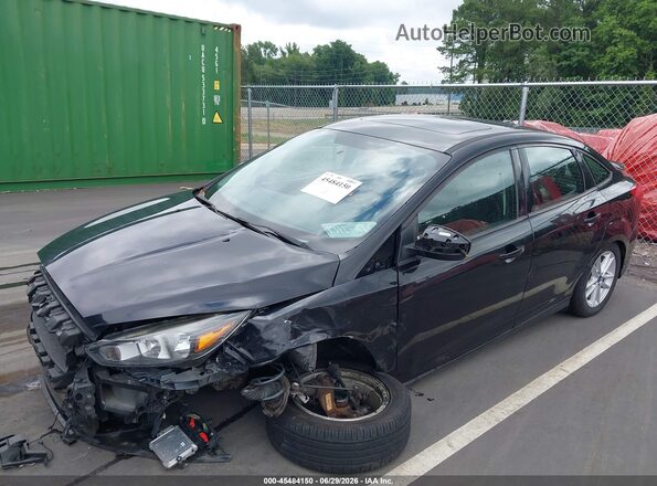 1FADP3F2XGL338723 2016 FORD FOCUS Black Առջևի ձախ երեք քառորդ տեսարան