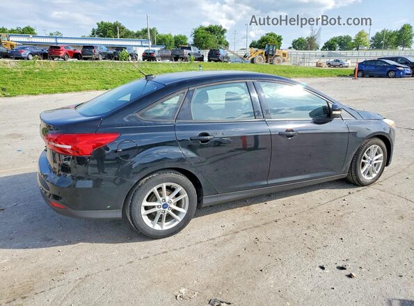 1FADP3F2XHL229955 2017 FORD FOCUS Black Задня права чверть