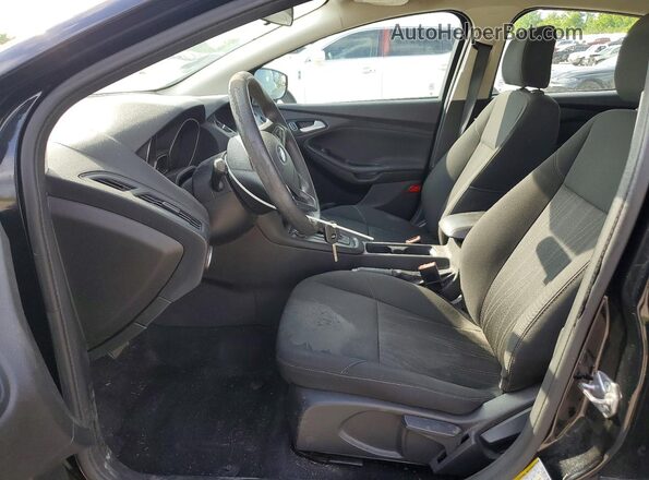 1FADP3F2XHL229955 2017 FORD FOCUS Black Вид салону спереду