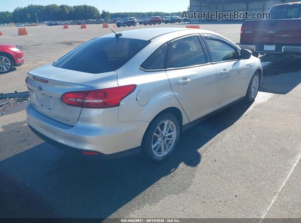 1FADP3F2XHL264298 2017 FORD FOCUS Silver Rear right