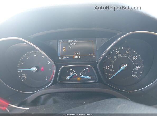 1FADP3F2XHL264298 2017 FORD FOCUS Silver Rear seats view