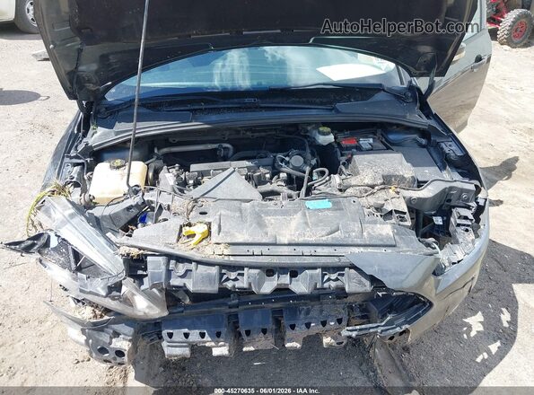 1FADP3F2XHL321552 2017 FORD FOCUS Gray Rear view
