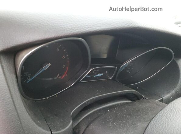 1FADP3F2XJL302974 2018 FORD FOCUS Black Вид щитка приладів