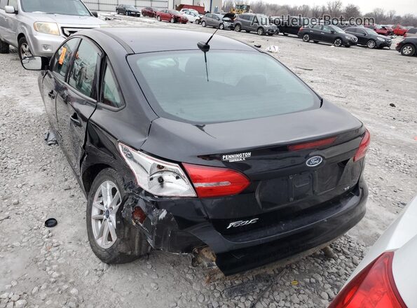 1FADP3F2XJL302974 2018 FORD FOCUS Black Вид ззаду