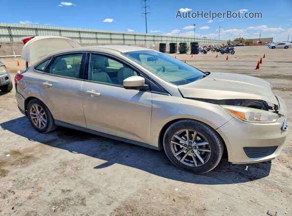 1FADP3F2XJL315384 2018 FORD FOCUS Gold Front right