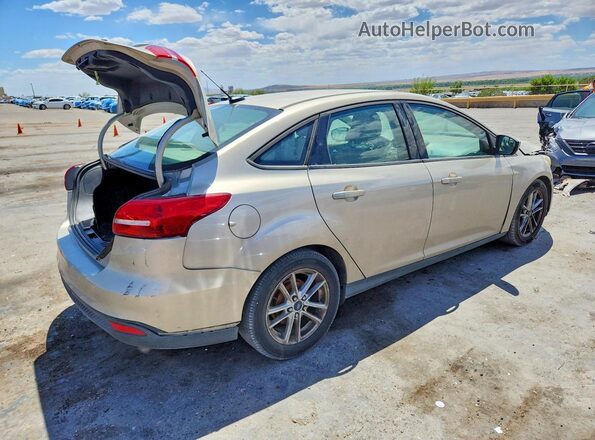 1FADP3F2XJL315384 2018 FORD FOCUS Gold Rear right