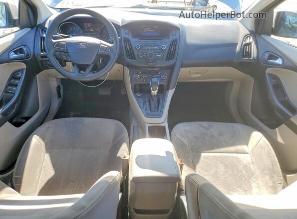 1FADP3FE0HL221051 2017 FORD FOCUS Silver Вид панелі приладів