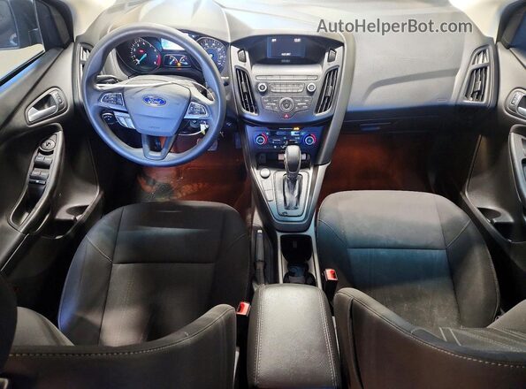 1FADP3FE0JL221847 2018 FORD FOCUS Black Widok deski rozdzielczej