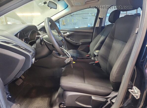 1FADP3FE0JL221847 2018 FORD FOCUS Black Widok wnętrza z przodu